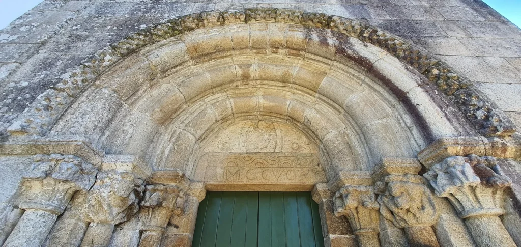 Rubiães, salida de la etapa Rubiães – Tui